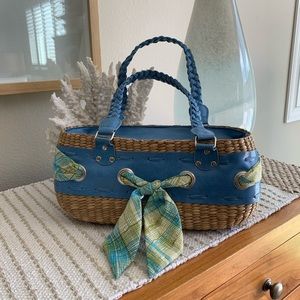 Woven Basket Purse